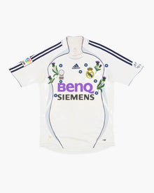 Real Madrid ホワイト パープル 花柄刺繍 CRID