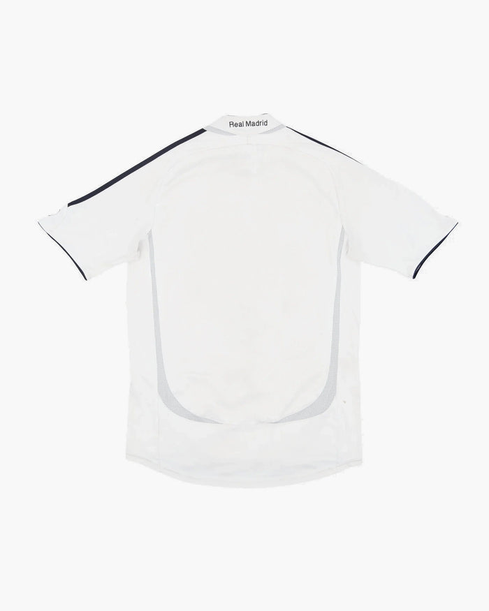 REAL MADRID WHITE PURPLE FLORAL EMBROIDERED CRID