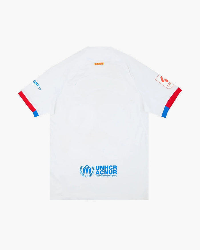 BARCELONA WHITE BLUE FLORAL EMBROIDERED CRID
