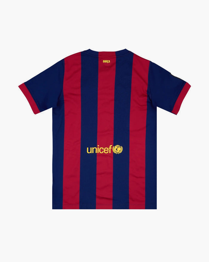 BARCELONA BLUE RED FLORAL EMBROIDERED CRID