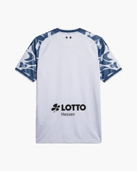 Eintracht Frankfurt 26/27 third shirt, slate blue, back view — CRID