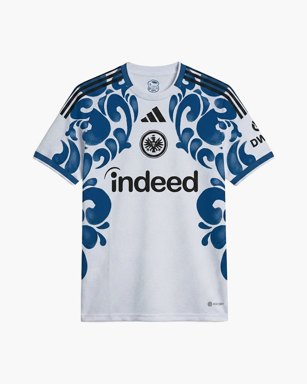 Eintracht Frankfurt 26/27 third shirt, slate blue, front view — CRID
