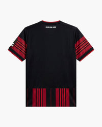 Eintracht Frankfurt 26/27 home shirt, black and red, back view — CRID
