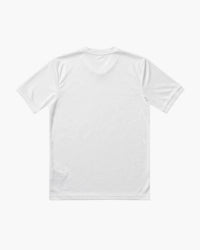 Maglia da calcio England ricamata a mano in bianco / oro, vista posteriore — CRID