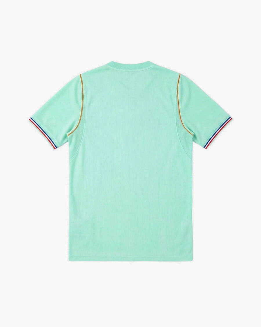 Camiseta Francia 2026 segunda equipación verde menta, vista trasera, lisa para nombre y dorsal — CRID