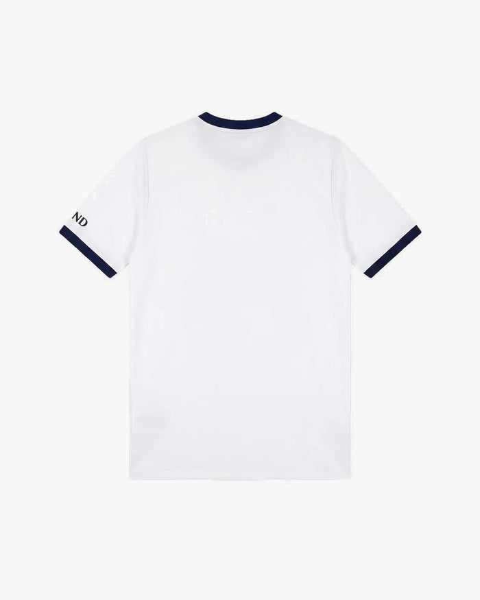 PSG WHITE RED FLORAL EMBROIDERED CRID