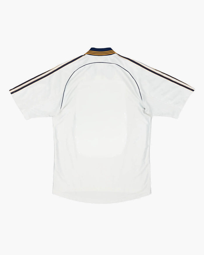 REAL MADRID WHITE NAVY FLORAL EMBROIDERED CRID