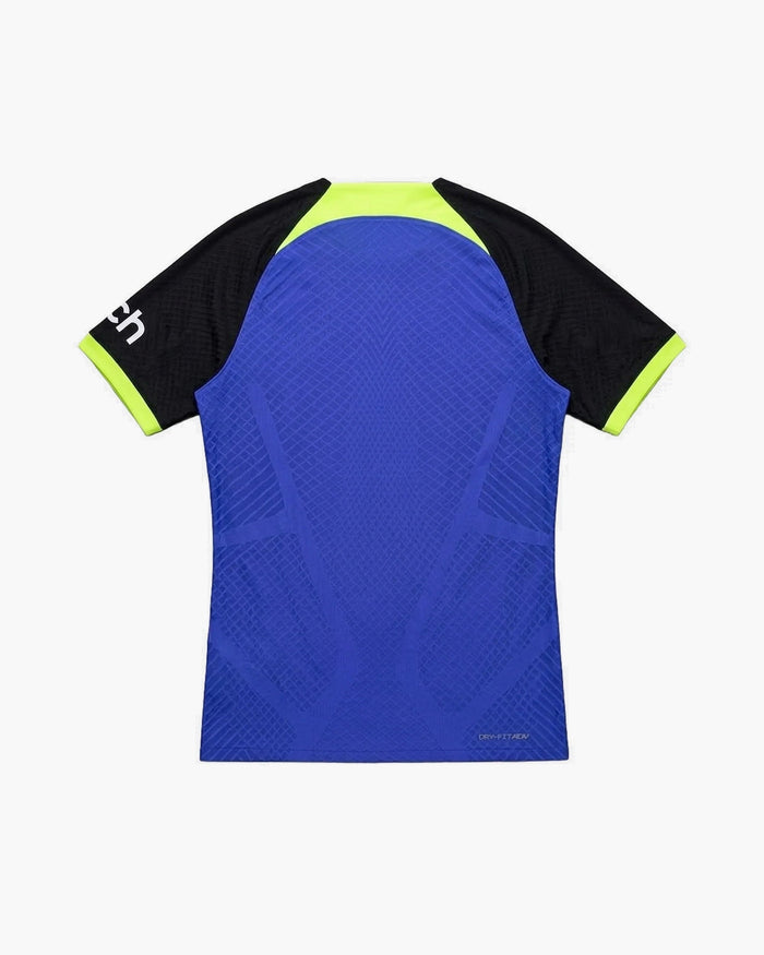 TOTTENHAM BLUE BLACK FLORAL EMBROIDERED CRID